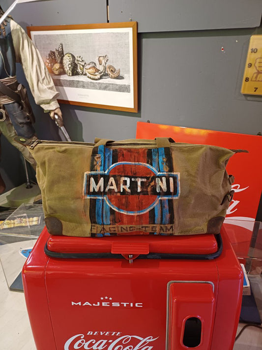 Borsone da viaggio dipinto a mano - Martini