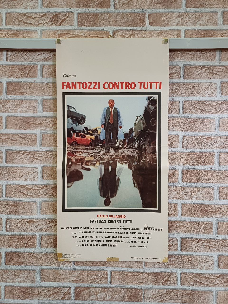 Locandina originale di cinema - Fantozzi contro tutti