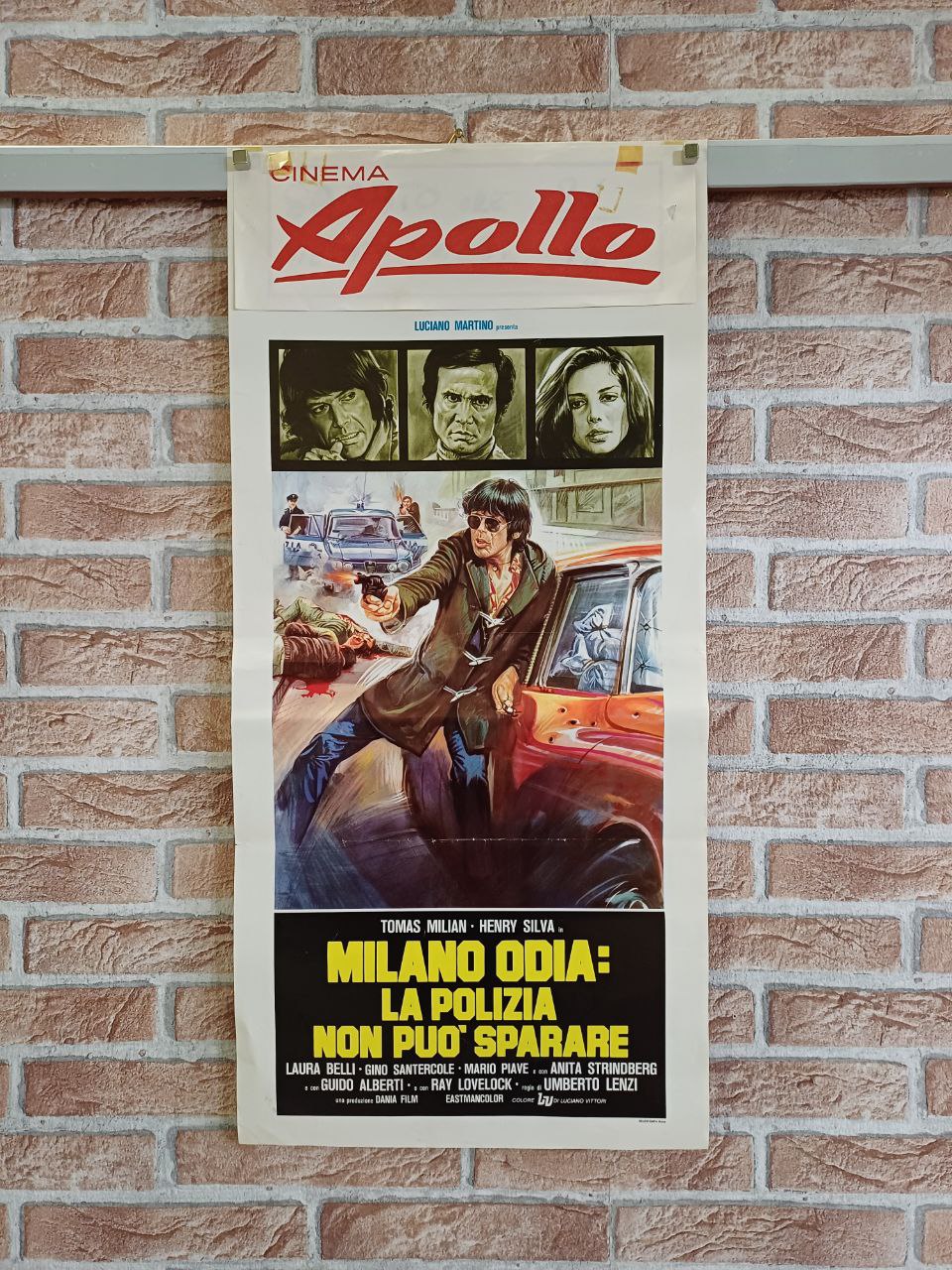 Locandina originale di cinema - Milano odia: la polizia non può sparare