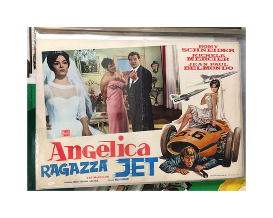 Fotobusta di cinema originale - Angelica Ragazza Jet