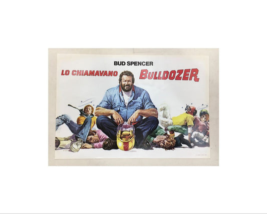 Fotobusta di cinema originale - Lo Chiamavano Bulldozer - Bud Spencer