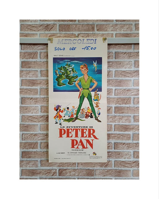 Locandina originale di cinema - Peter Pan