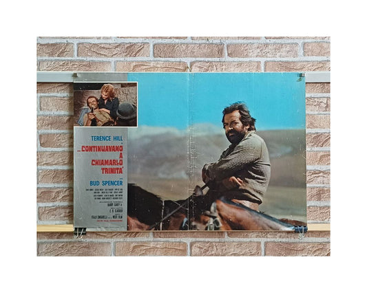 Fotobusta originale di cinema - "Continuavano a chiamarlo Trinità" - Bud Spencer - Terence Hill