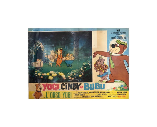 Fotobusta di cinema originale - Yogi, Cindy E Bubu