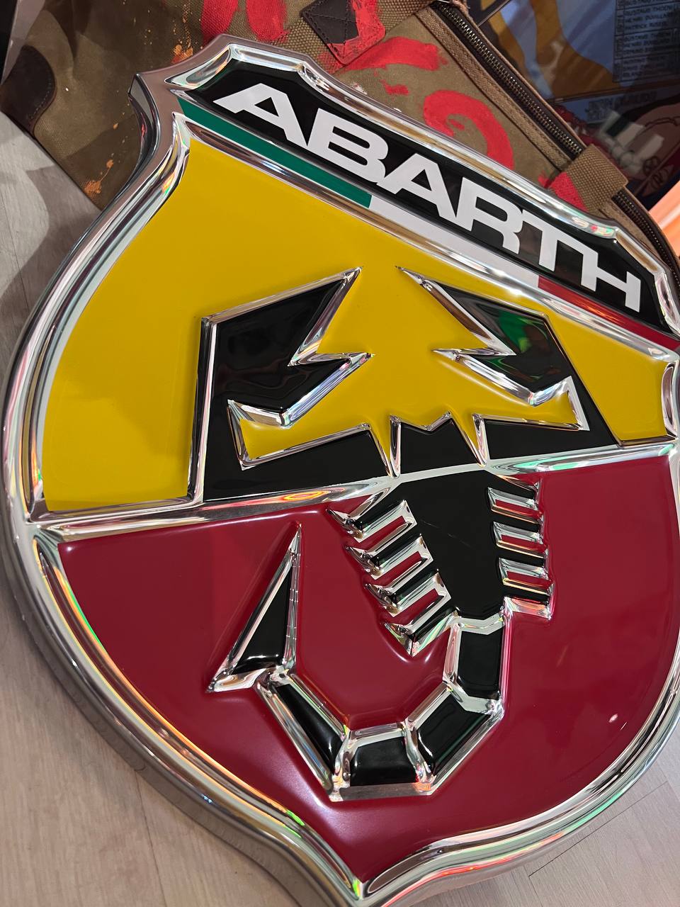 Insegna termoformata originale - Abarth