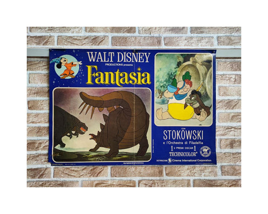 Fotobusta originale di cinema - Fantasia Walt Disney