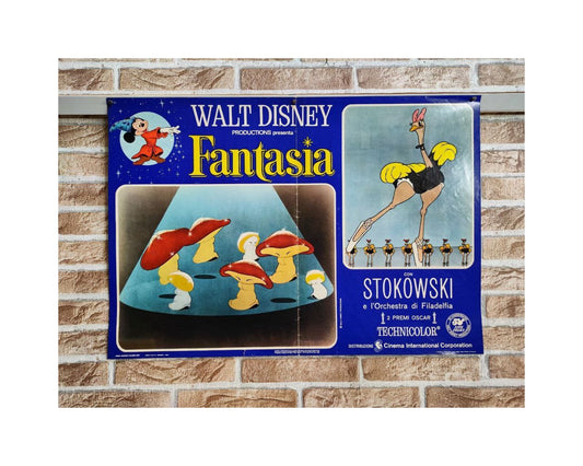 Fotobusta originale di cinema - Fantasia Walt Disney