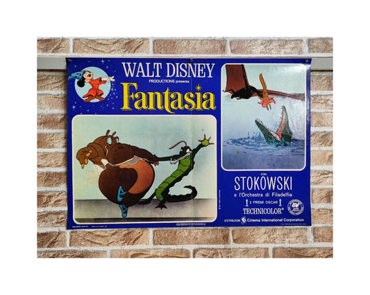 Fotobusta originale di cinema - Fantasia Walt Disney