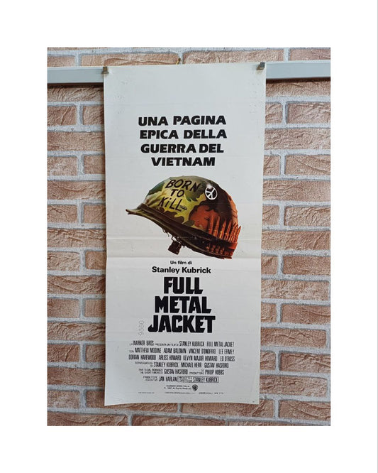 Locandina originale di cinema - Full metal Jacket