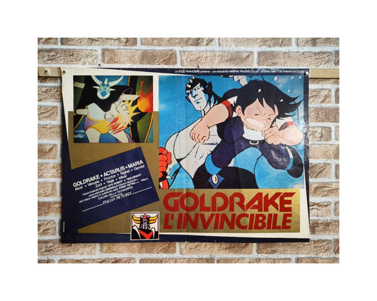 Fotobusta originale di cinema - Goldrake l'invincibile