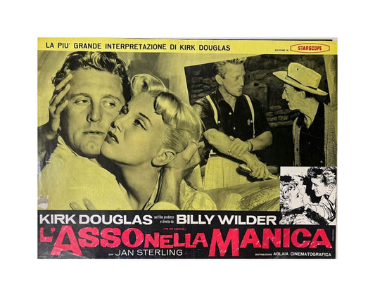 Fotobusta originale di cinema - L'asso nella manica