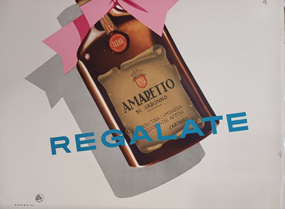 Manifesto originale pubblicitario - Amaretto di Saronno