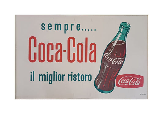 Manifesto originale pubblicitario - Coca Cola