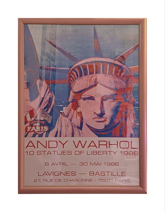 Manifesto originale pubblicitario - Andy Warhol - Lavignes Bastille