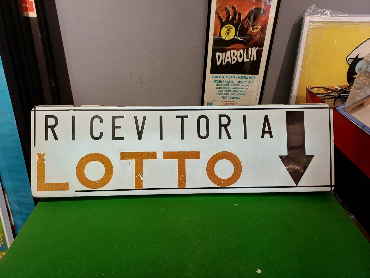 Insegna vintage - Ricevitoria Lotto