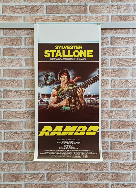 Locandina originale di cinema - Rambo