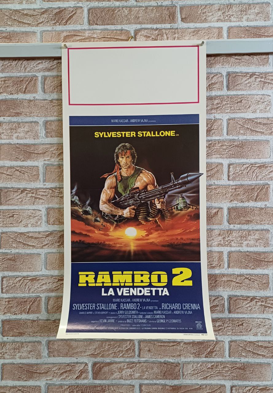 Locandina originale di cinema - Rambo 2