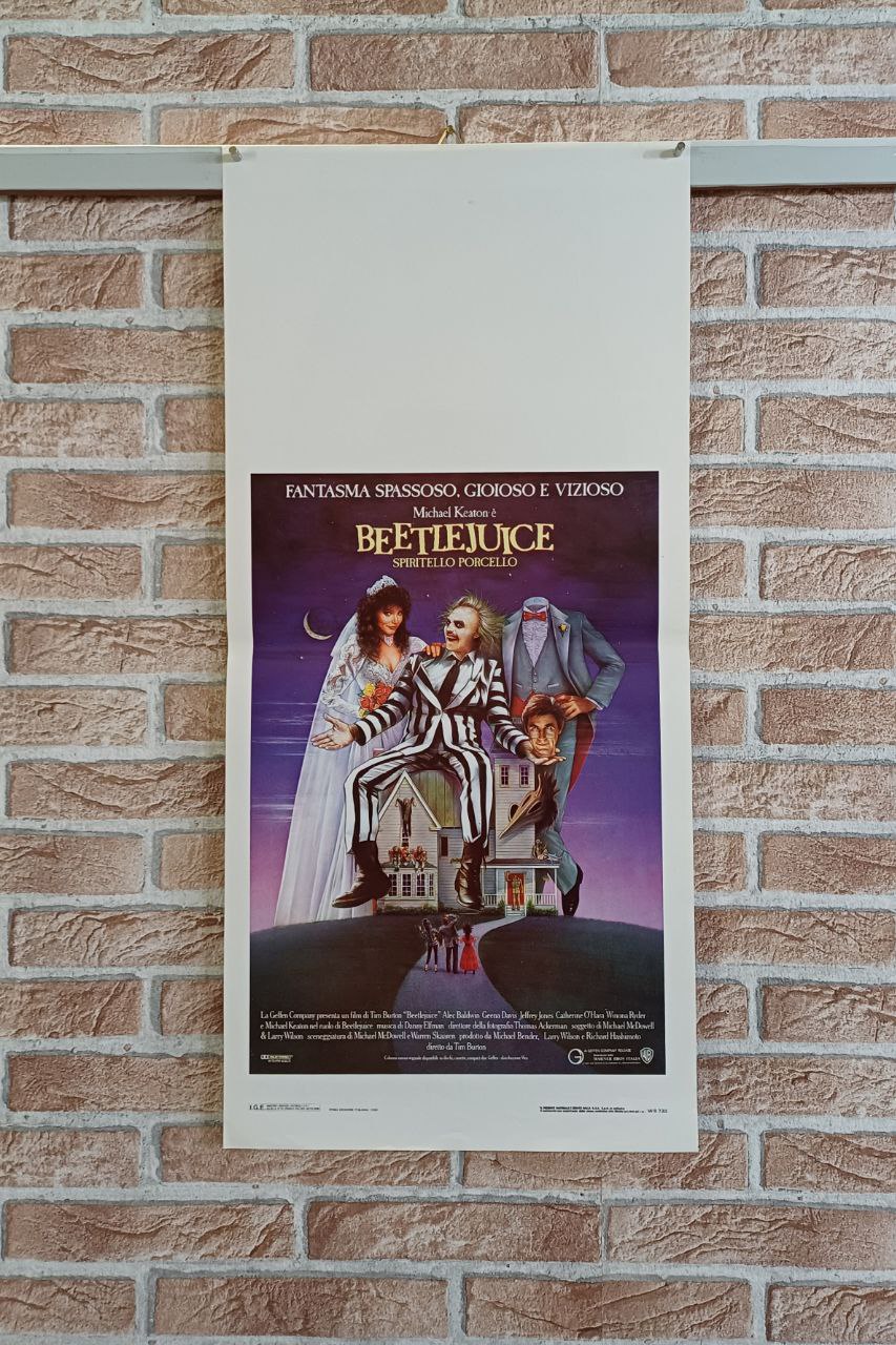 Locandina originale di cinema - Beetlejuice