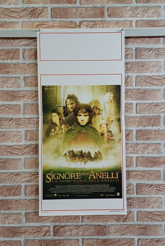 Locandina originale di cinema - Il signore degli anelli - La compagnia dell'anello