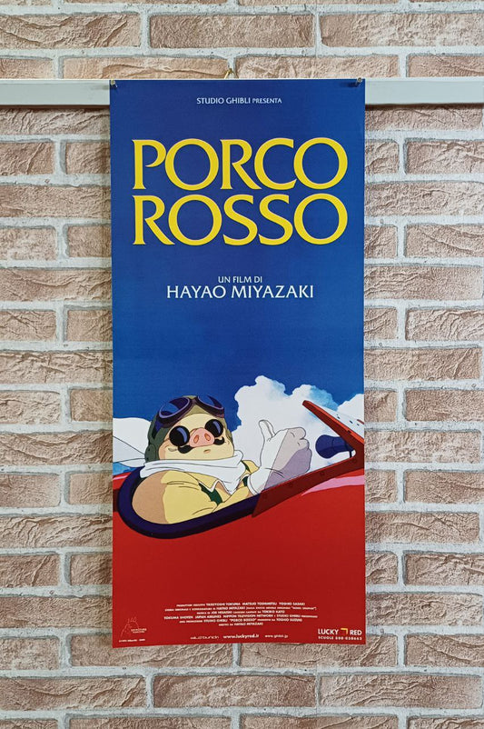 Locandina originale di cinema - Porco rosso - Miyazaki