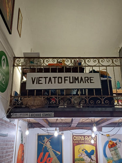 Insegna smaltata - Vietato fumare