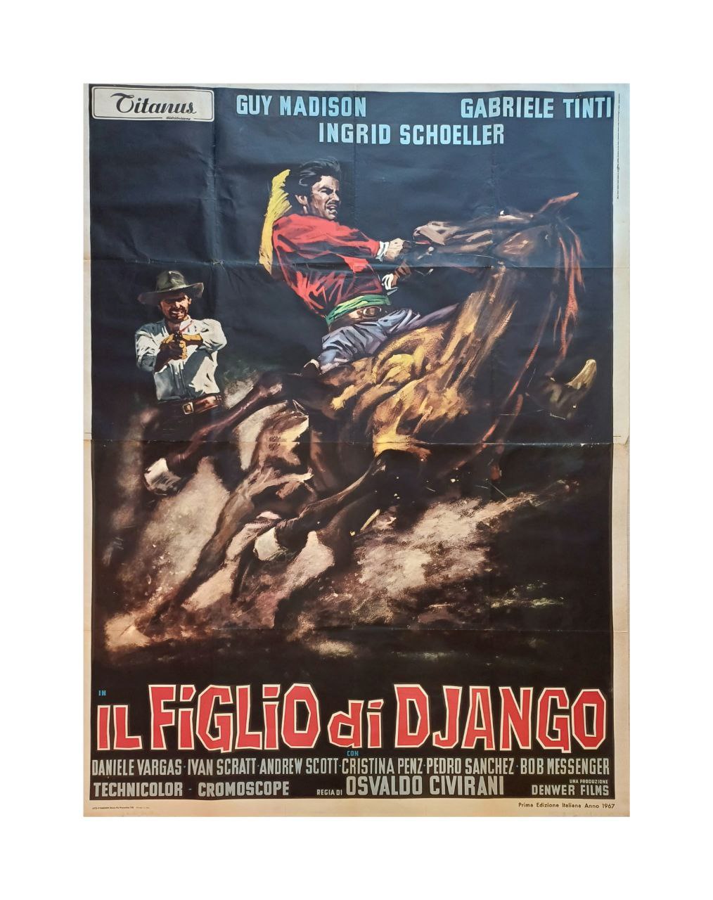 Manifesto originale di cinema - Il figlio di Django