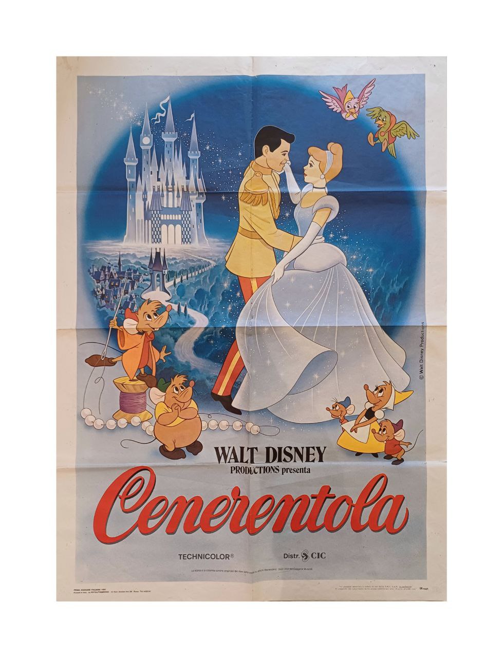 Manifesto originale di cinema - Cenerentola - Walt Disney