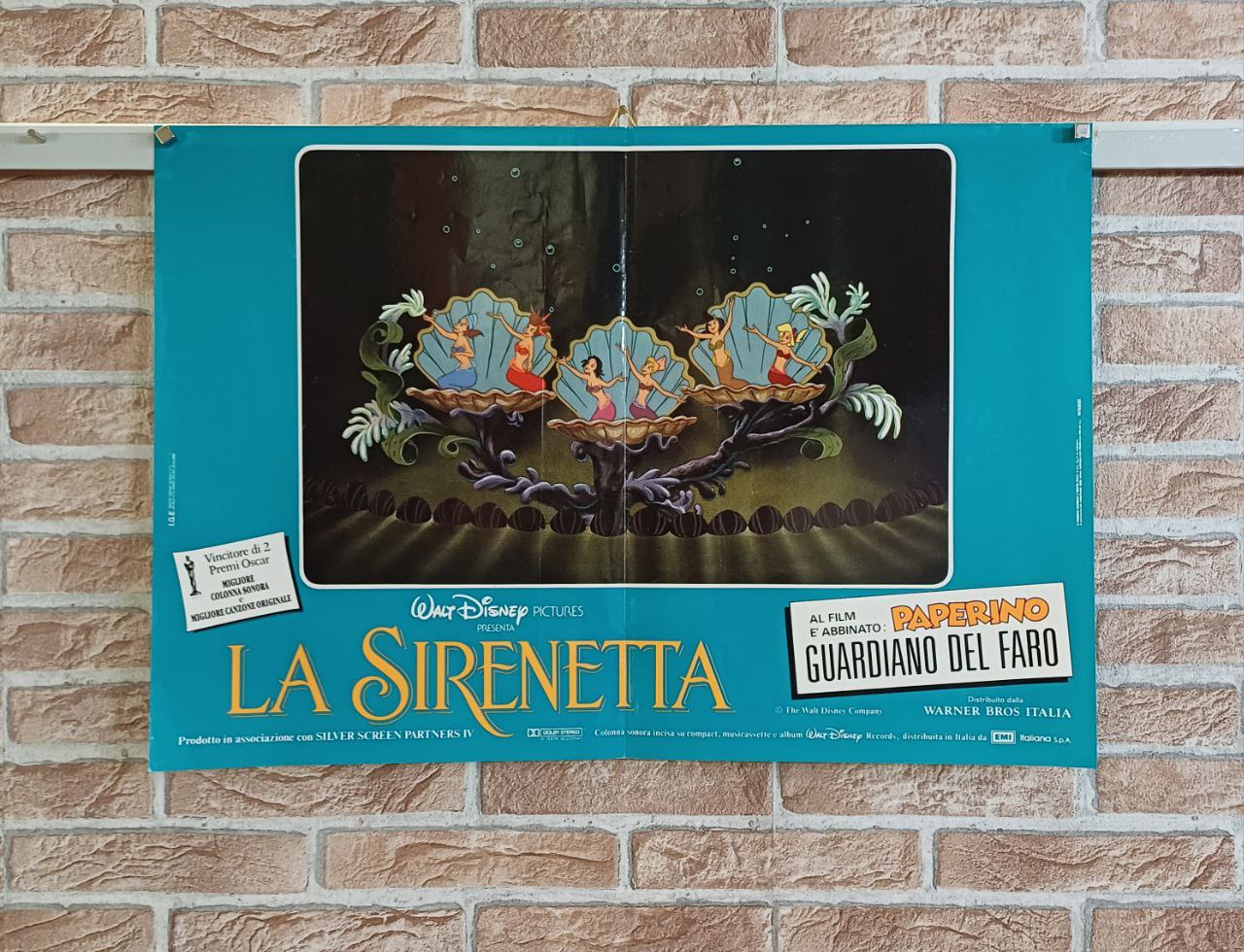 Fotobusta originale di cinema - La Sirenetta