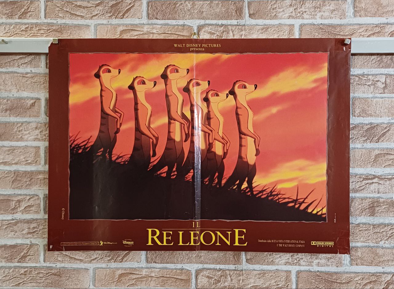 Fotobusta originale di cinema - Re Leone
