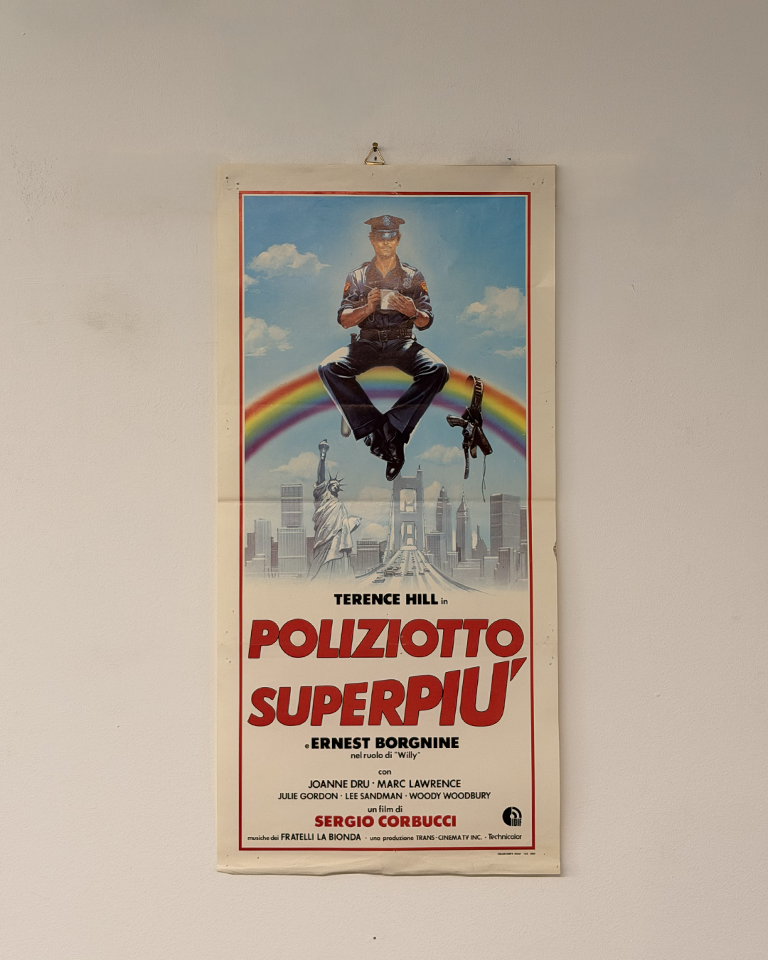 Locandina di cinema - Poliziotto super più - Terence Hill