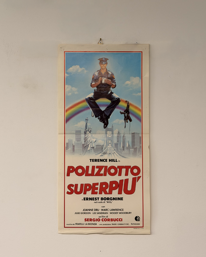 Locandina di cinema - Poliziotto super più - Terence Hill
