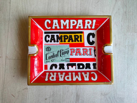 Posacenere pubblicitario Campari - Bruno Munari