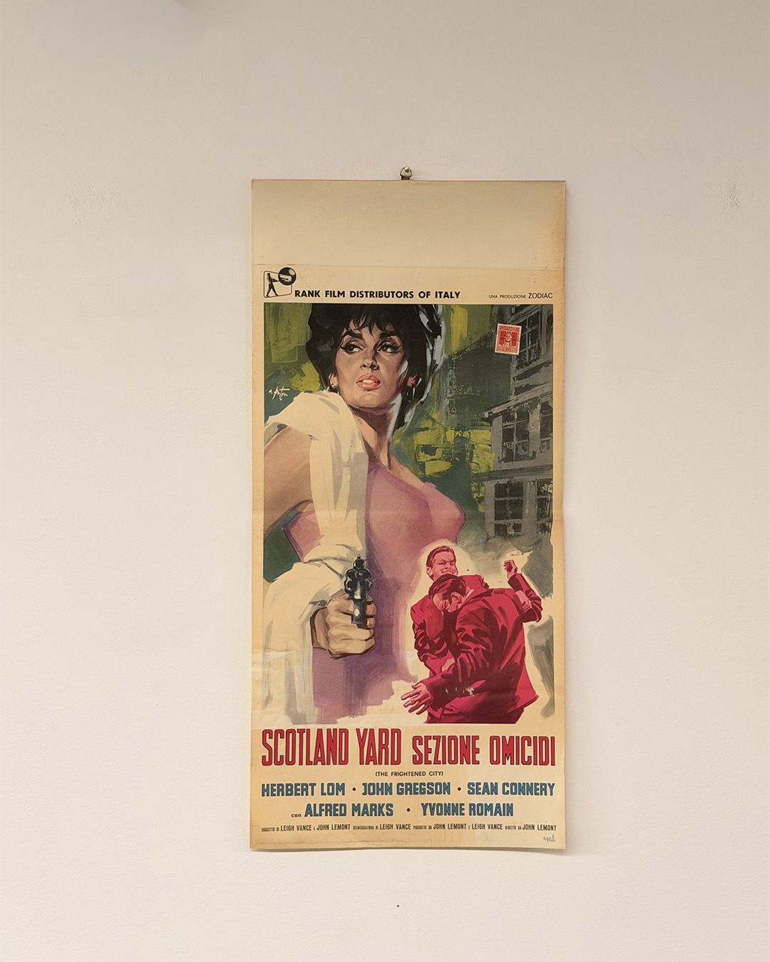 Locandina di cinema - Scotland Yard sezione omicidi