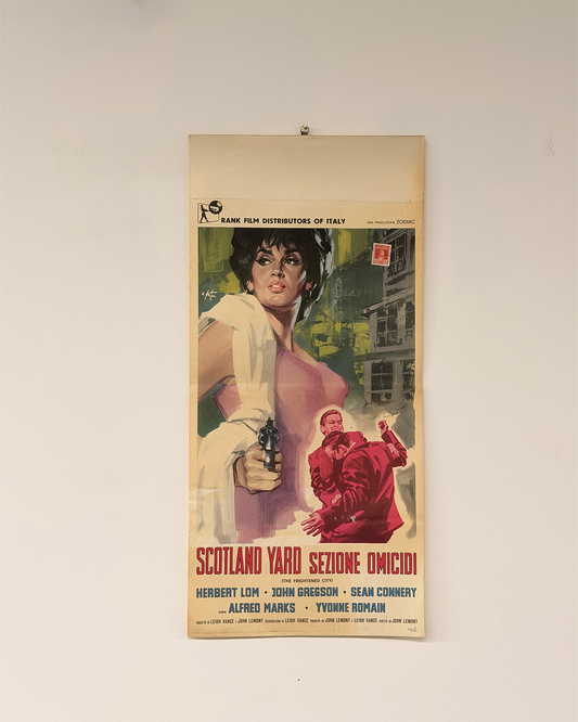Locandina di cinema - Scotland Yard sezione omicidi