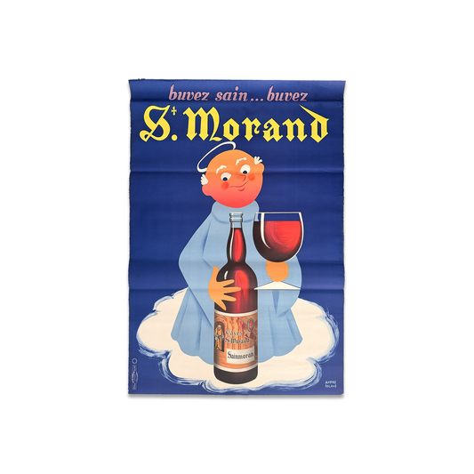 Manifesto pubblicitario originale - Birra S. Morand (Martigny)