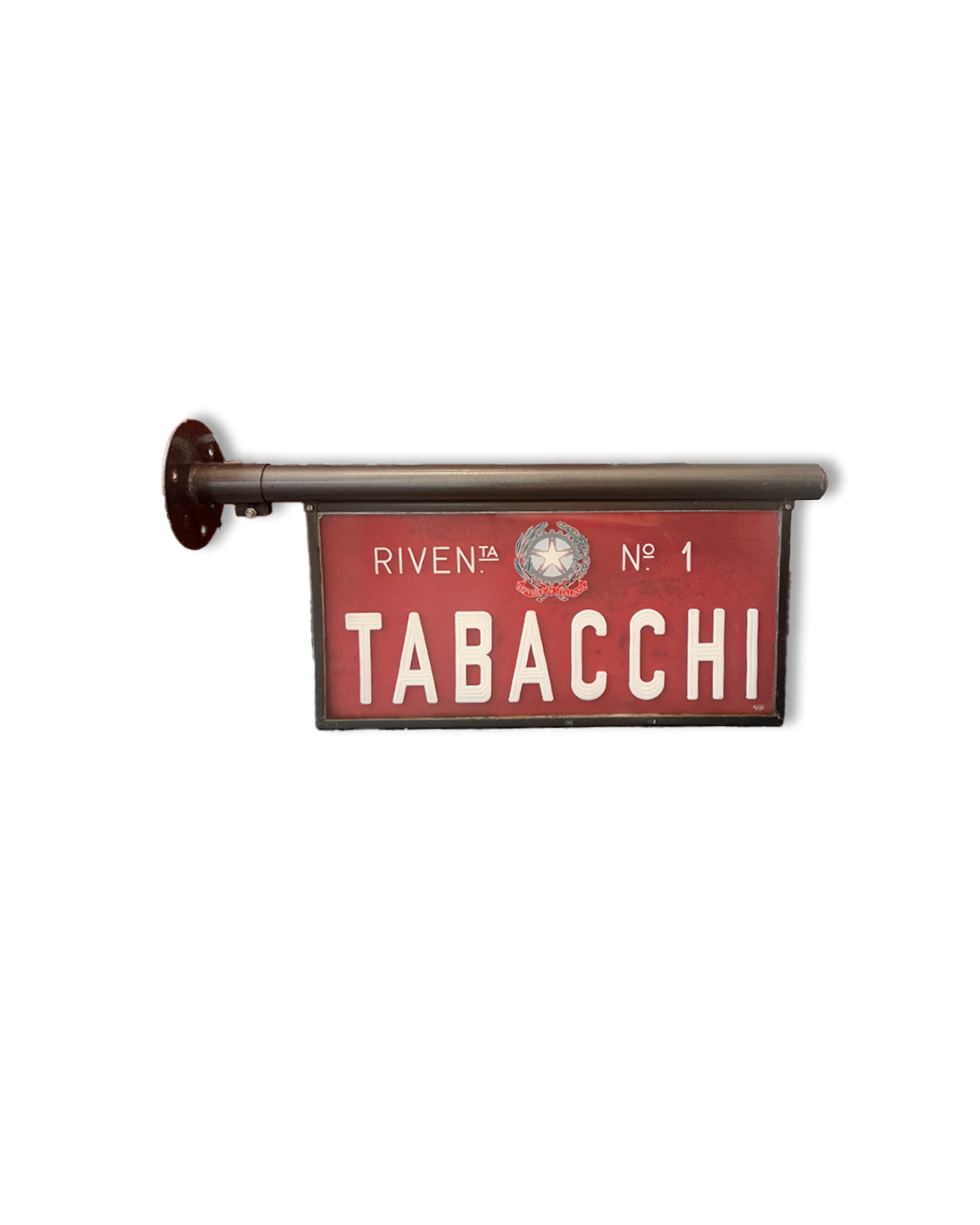 Insegna luminosa a bandiera Tabacchi
