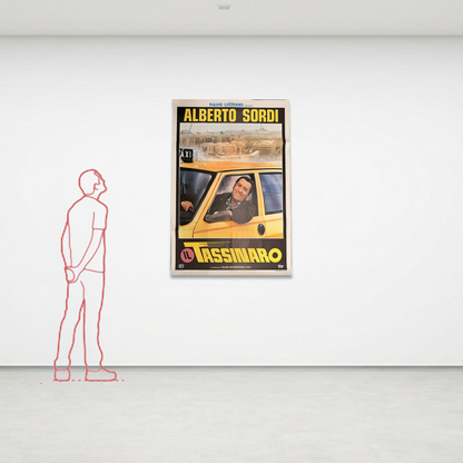 Manifesto di cinema - Il Tassinaro (Roma)