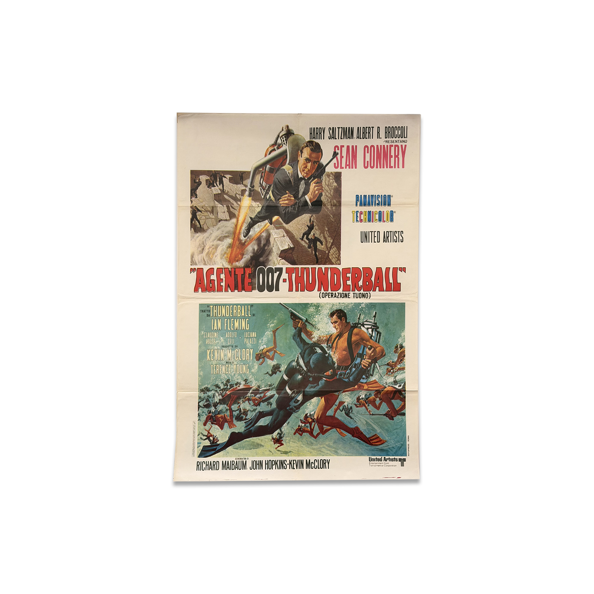 Manifesto di cinema - 007 Thunderball - Sean Connery