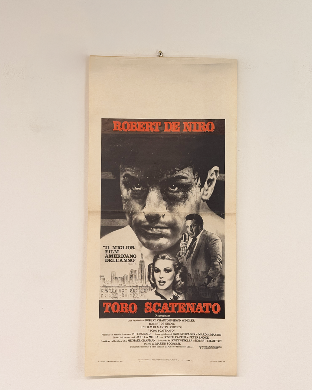 Locandina di cinema - Toro scatenato