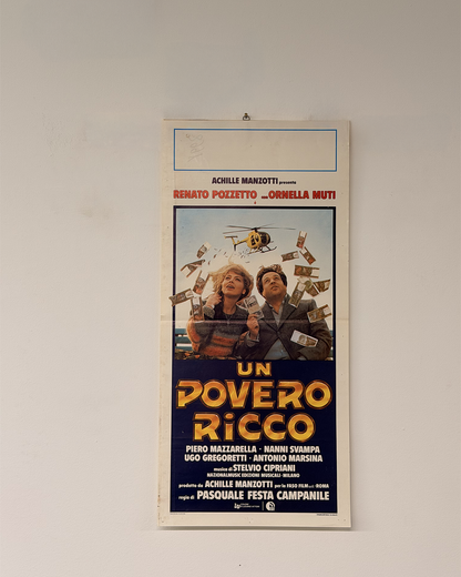 Locandina di cinema - Un povero ricco
