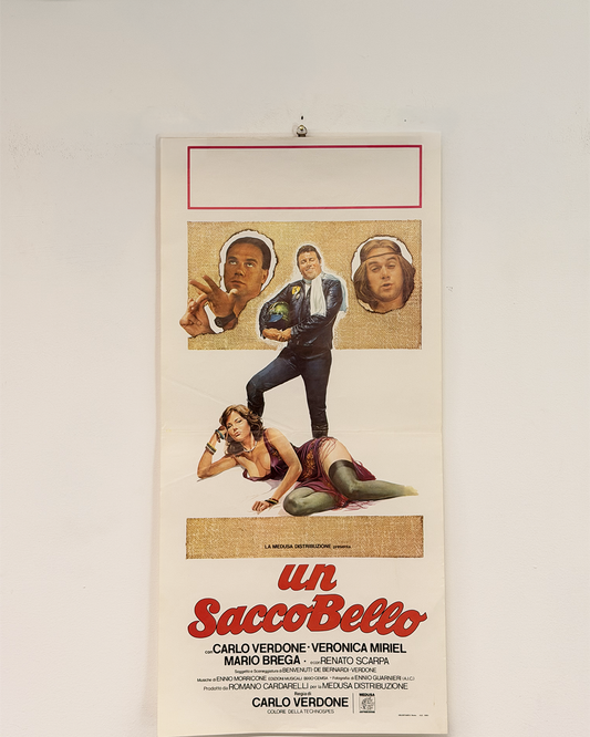 locandina di cinema - Un sacco bello - Carlo Verdoni