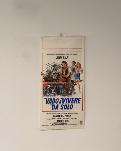 Locandina di cinema - Vado a vivere da solo