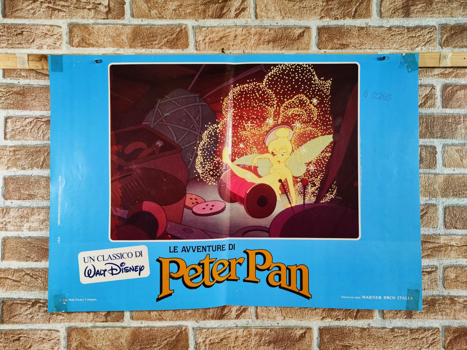 Fotobusta di cinema originale d'epoca - Peter Pan (1953) Tortona4Arte
