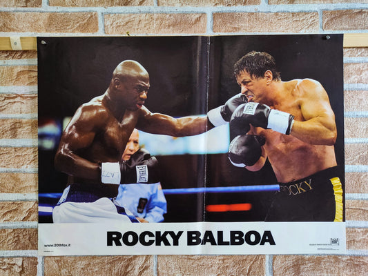 Fotobusta di cinema originale d'epoca - Rocky Balboa Tortona4Arte