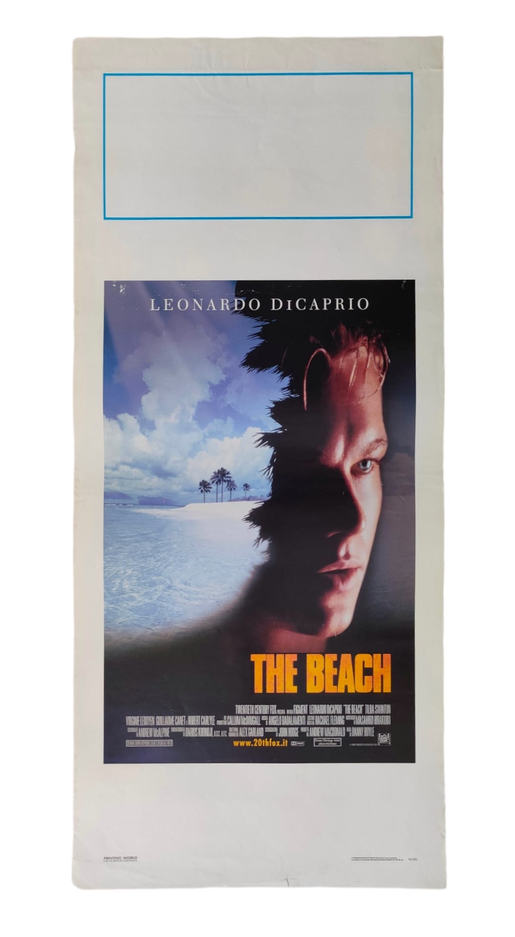 Locandina originale di cinema - The Beach
