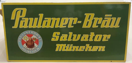 Cartonato Pubblicitario Paulaner-Bräu 1970 Tortona4Arte