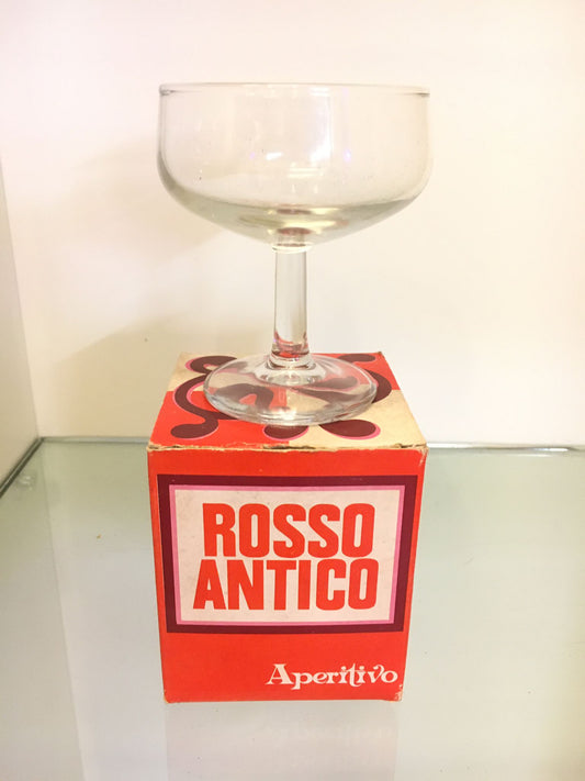 Bicchiere Rosso Antico anni '50/'60 - TUC1702 Tortona4Arte