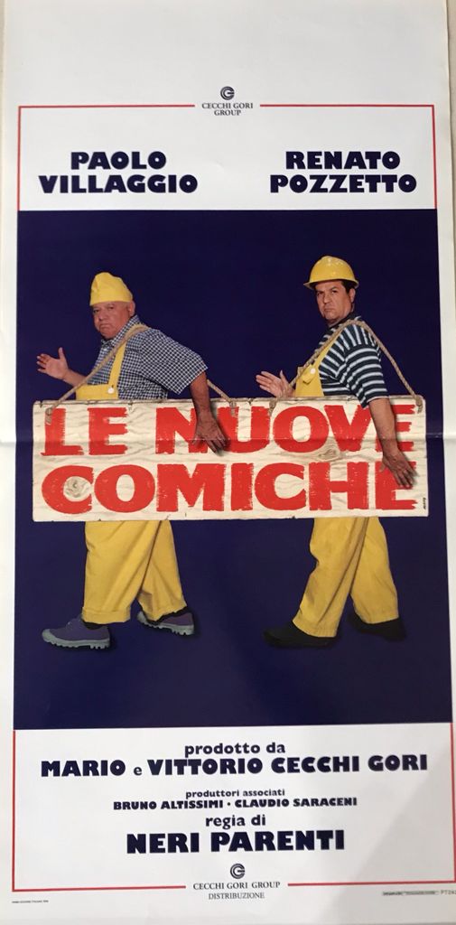 Locandina Di Cinema Originale D'Epoca Le Nuove Comiche 1994 Tortona4Arte
