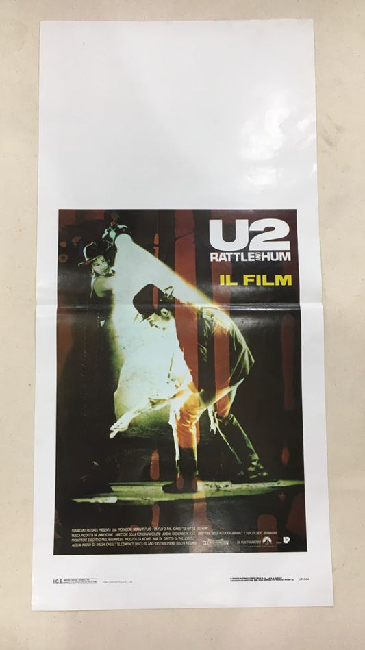 Locandina Di Cinema Originale D'Epoca U2 - Il Film 1988 Tortona4Arte