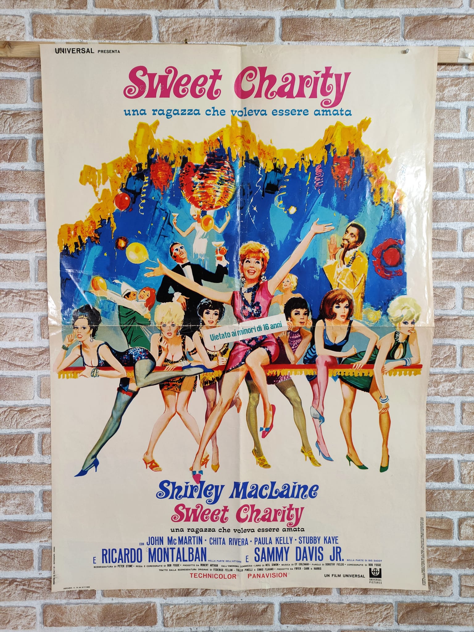 Manifesto originale di cinema - Sweet Charity Tortona4Arte